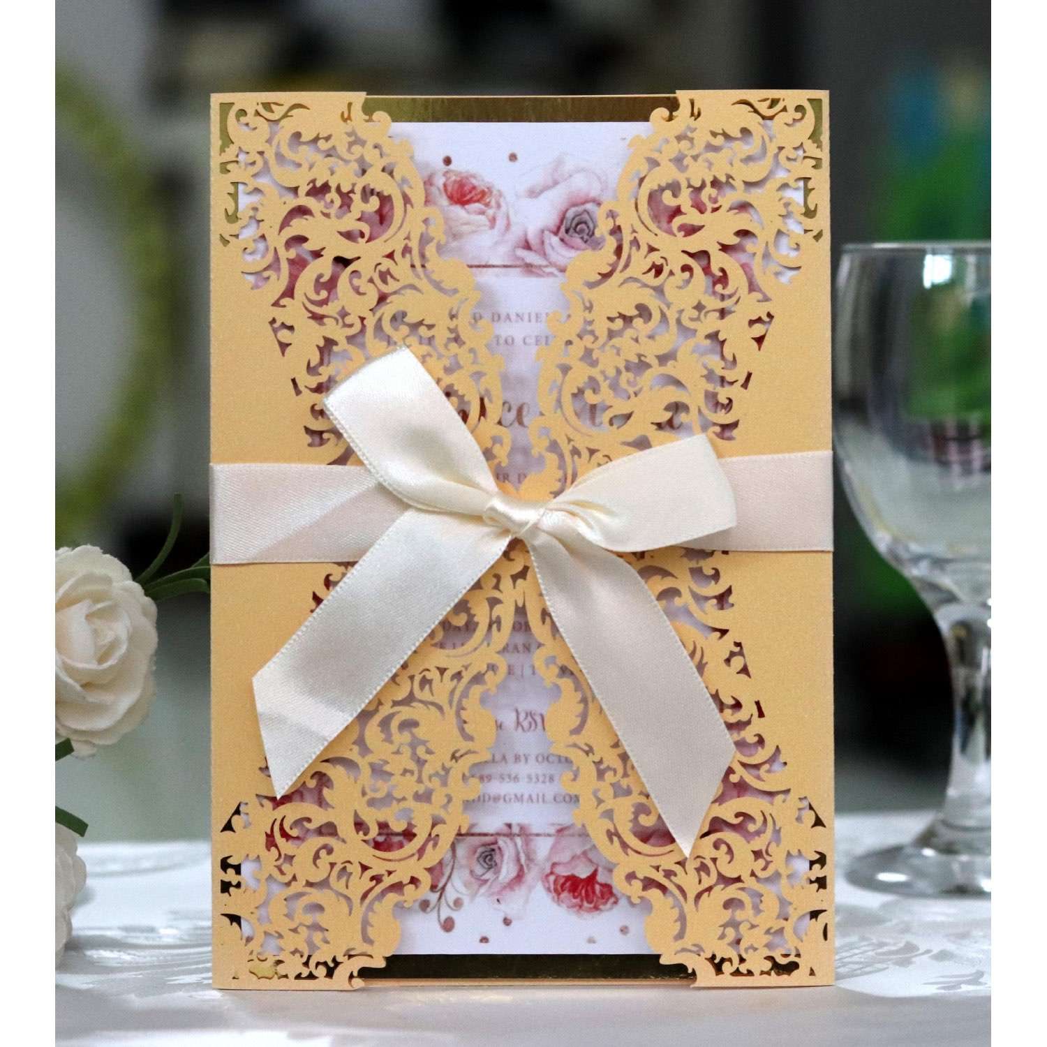 New Wedding Card Marriage Invitation Card Wholesale Laser Card